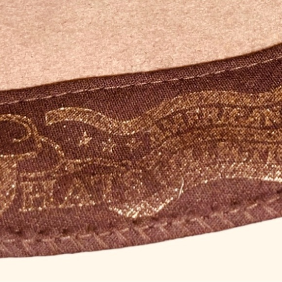 Lite Felt Jhats‎ Collection VTG Unisex Fedora Khaki Hat High End Luxury Hat EUC - Picture 4 of 14